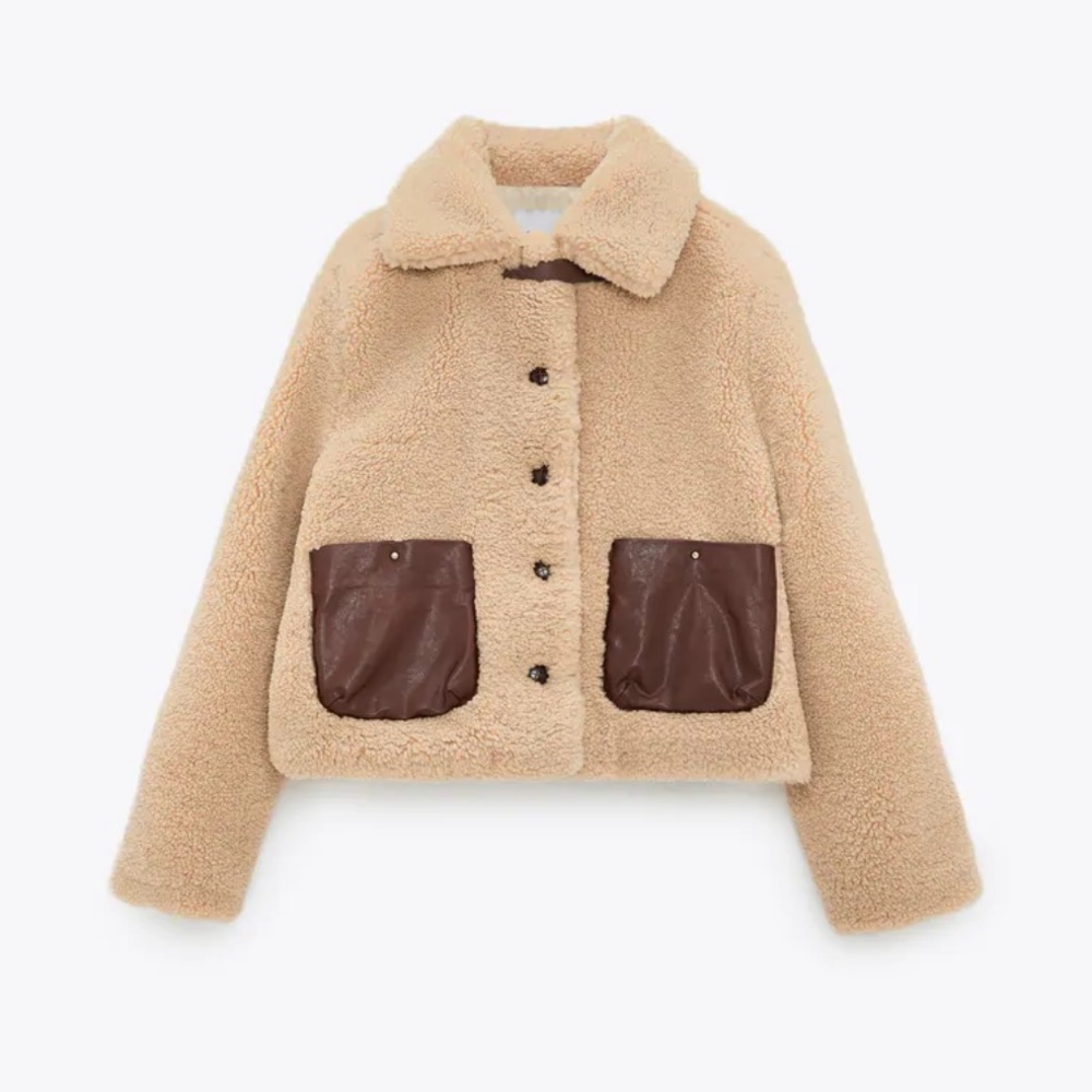 NWOT Faux Sherling Jacket